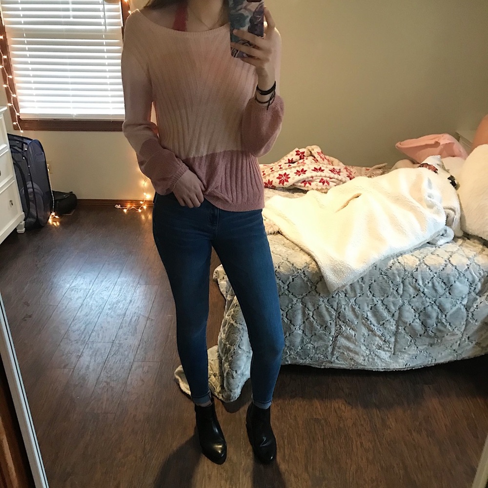 Pink sweater